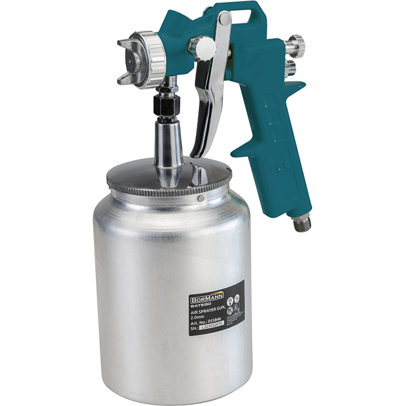 BORMANN BAT6145 Πιστόλι Βαφής Κάτω Δοχείο,1.0Lt,1.8mm