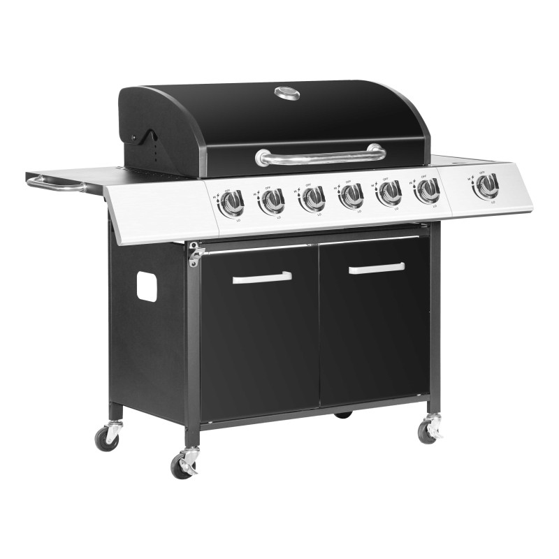 GAS GRILL 6+1 BURNER SUPERB