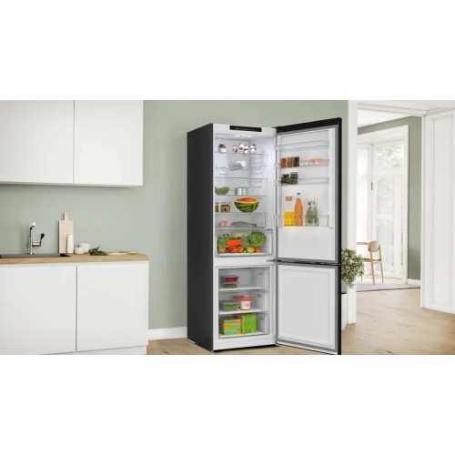 Bosch KGN492XCF Ψυγειοκαταψύκτης Brushed black steel antifinger