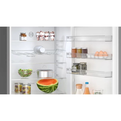 Bosch KGN492XCF Ψυγειοκαταψύκτης Brushed black steel antifinger