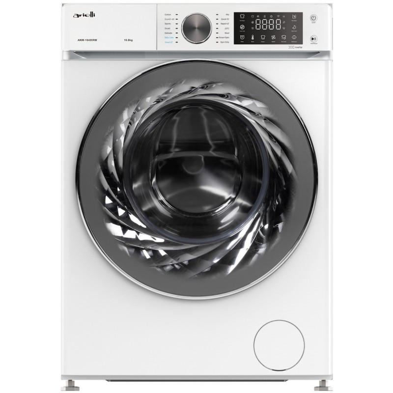 Arielli AWM-10455RW Πλυντήριο Ρούχων 10kg, 1400 Στροφών, με Ατμό, A, Λευκό