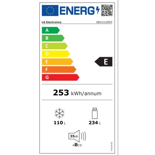 LG GBV21L0EEP Ψυγειοκαταψύκτης 344lt, Total NoFrost, E (Υ186xΠ59,5xΒ68,2εκ) Aνθρακί