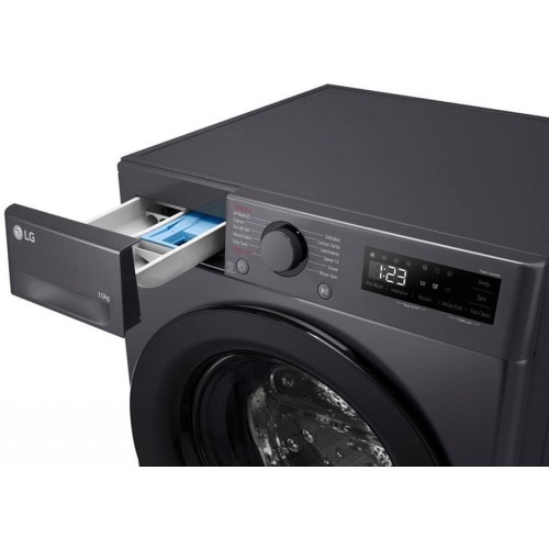 Πλυντήριο Ρούχων LG F4WR510SBM 10Kg A 1400 Στροφών Μαύρο