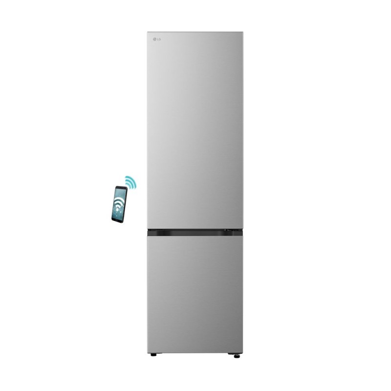 LG GBBSJ20EPY Ψυγειοκαταψύκτης Ασημί