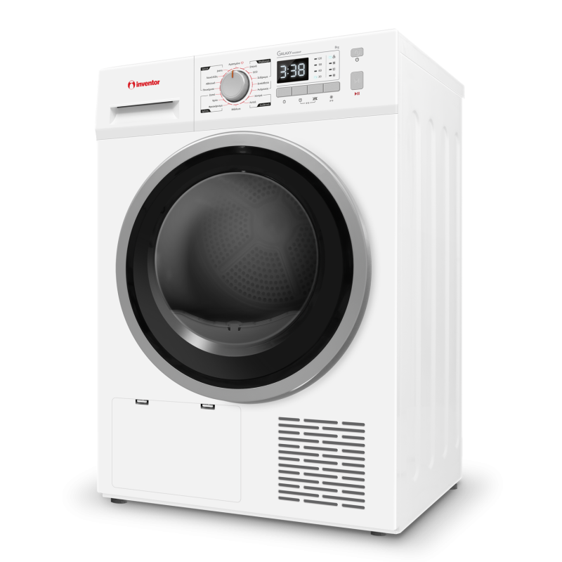 Inventor GXD082HP Στεγνωτήριο Ρούχων 8kg