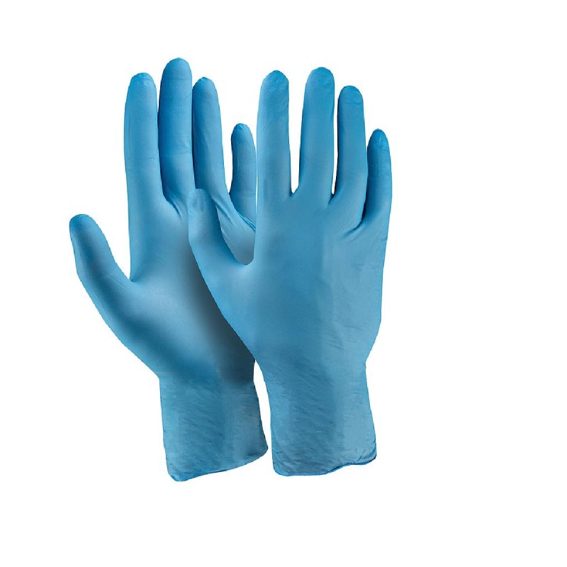 Γάντια μιας χρήσης nitrile μπλε Dext 8/M (κουτί των 100τεμ.) D3608