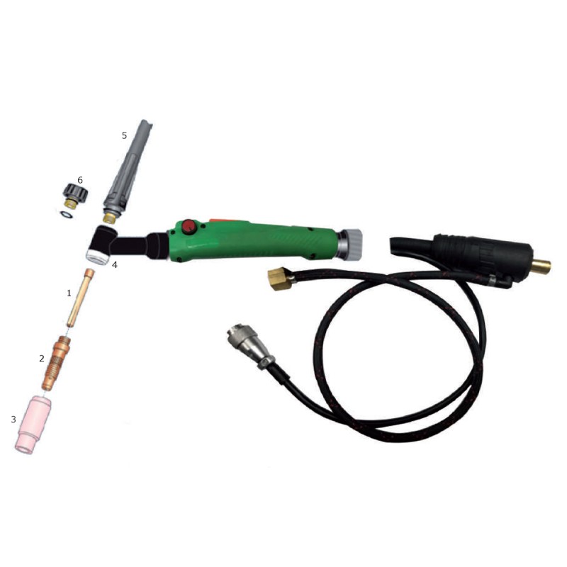 Μήτρα 1,60mm για TIG τσιμπίδα 26 kit συσκευασία: 3 τεμ. 83017