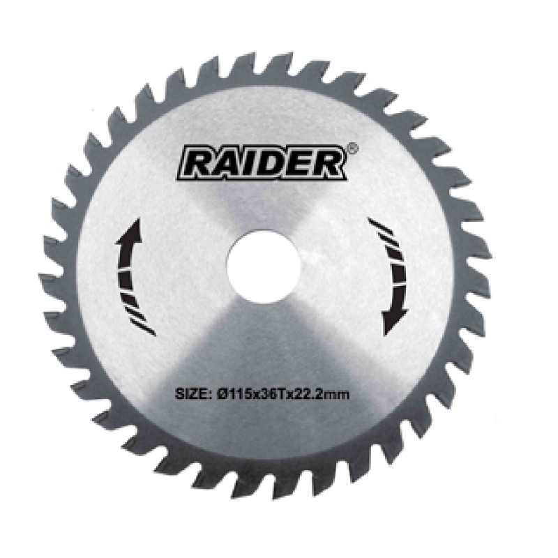 RAIDER Δίσκος κοπής ξύλου Φ20/ Φ160/24Δόντια 163106