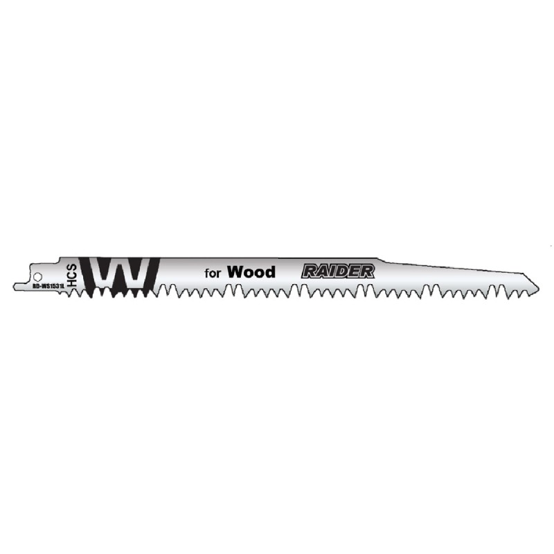 RAIDER Λάμα σπαθοσέγας ξύλου σετ 2 τεμ RD-WS15134L- 155502
