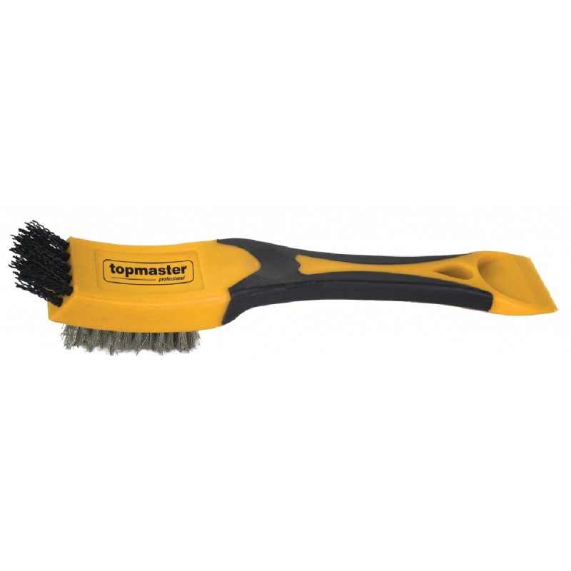 TOP MASTER Συρματόβουρτσα 2 υλικών (inox-νάυλον) 390800