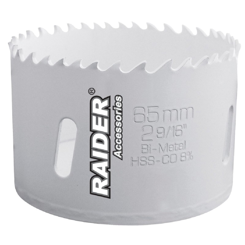 RAIDER Ποτηροτρύπανο κοβαλτίου CO8% BIM 65mm 157830