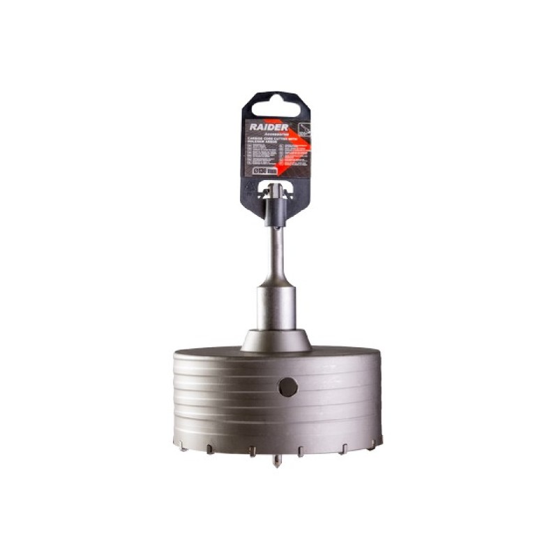 RAIDER Ποτηροκορώνα Φ130mm με κεντραδόρο SDS-plus 154817