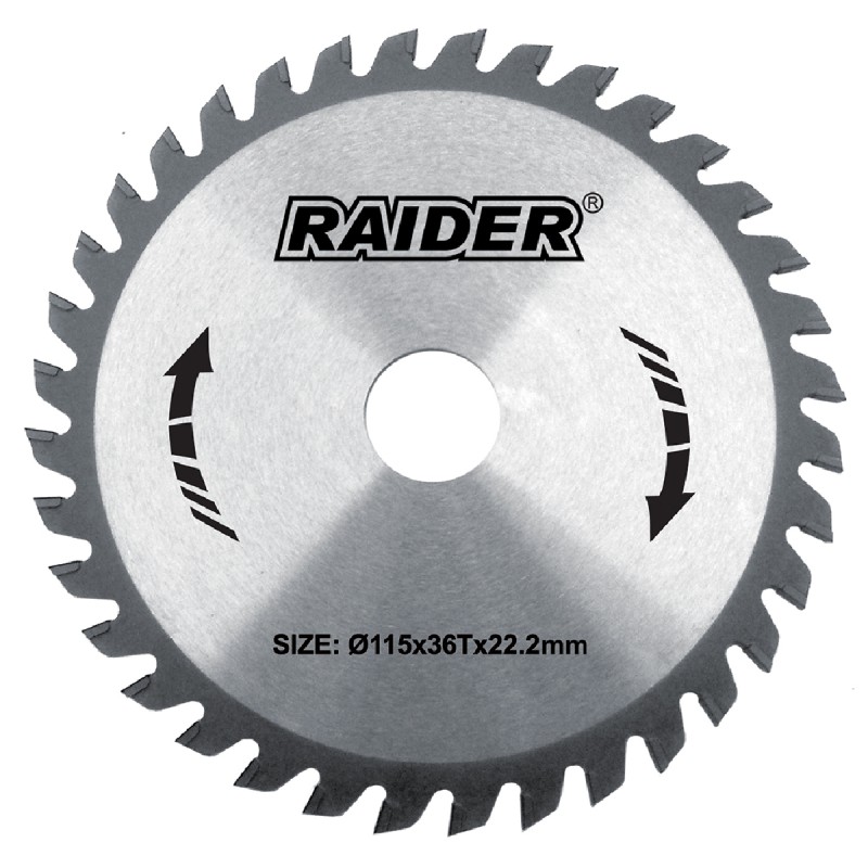 RAIDER Δίσκος κοπής ξύλου Φ20/Φ165/24Δόντια 163143