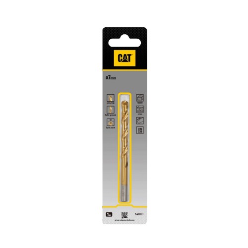 CAT Τρυπάνι τιτανίου HSS 7x109mm DA02011