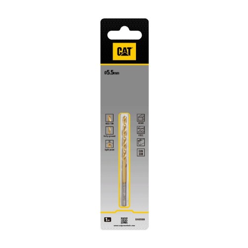 CAT Τρυπάνι τιτανίου HSS 5.5x93mm DA02008