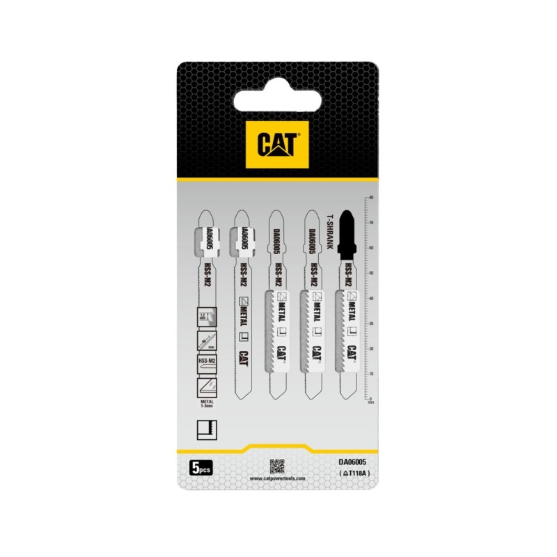 CAT Λάμα σέγας μετάλλου 75mm T118A σετ:5τεμ. DA06005