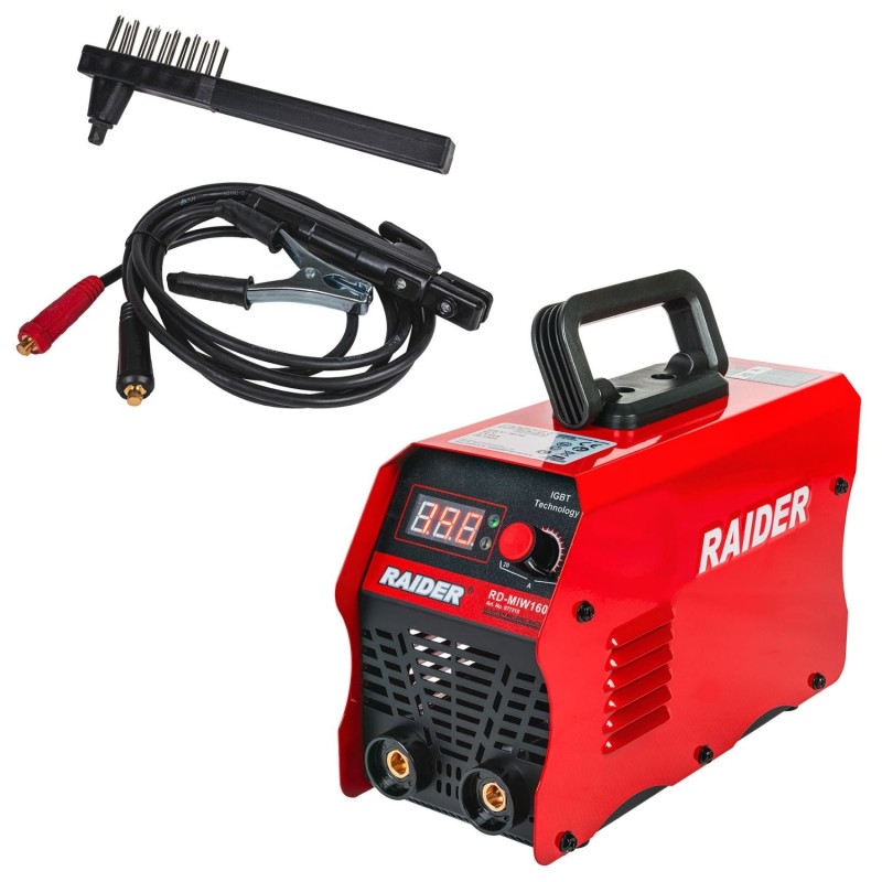 RAIDER Ηλεκτροσυγκόλληση inverter 140A RD-MIW160 077215