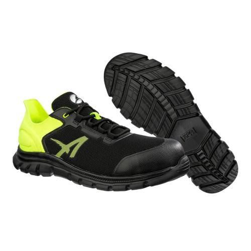 ALBATROS Παπούτσι εργασίας Octane μαύρο-κίτρινο S1PS 647200 No.41