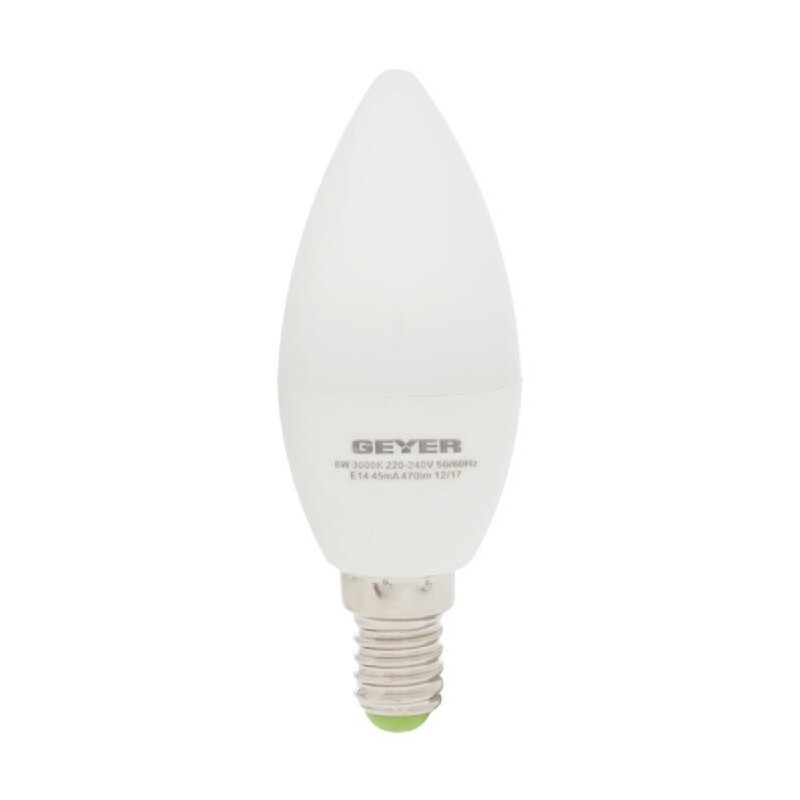 GEYER Λάμπα led κεράκι C35 E14 4.5W λευκό 470LM LCCE145E