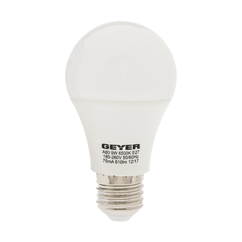 GEYER Λάμπα led Α60 E27 8W κίτρινο 806LM LAWE279E