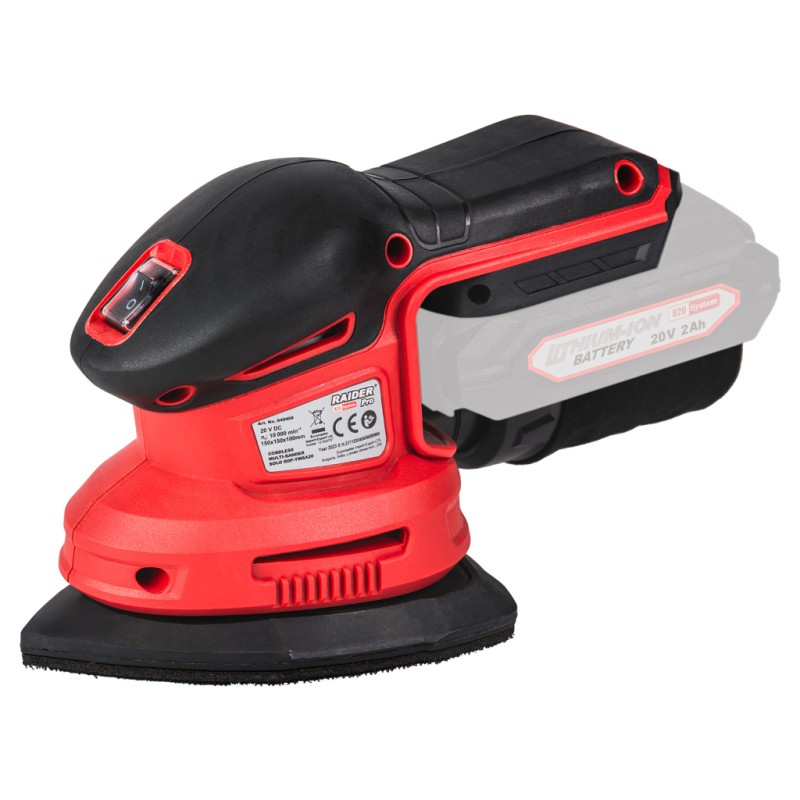 RAIDER R20 Solo Τριβείο δέλτα χούφτας 20V RDP-YMSA20 040408