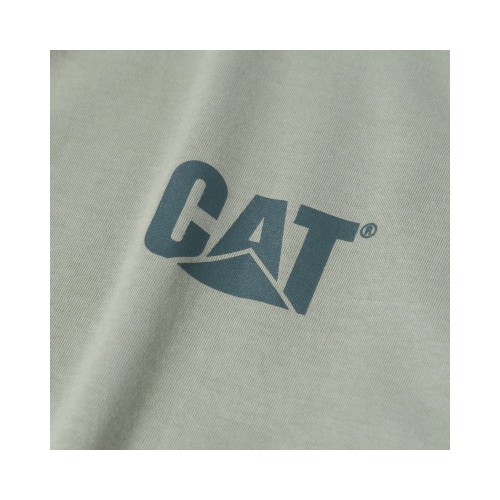 CAT Μπλουζάκι μακρυμάνικο trademark tee πράσινο XL 1510034-16-5808