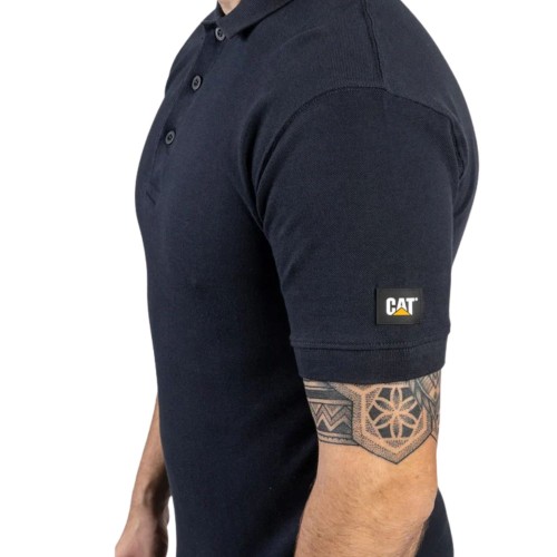 CAT Μπλούζα εργασίας Polo essential navy μπλε S 1620023-10564