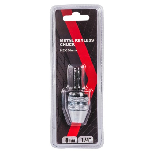 RAIDER Τσοκ ταχείας μεταλλικό 1/4'' 0.5-8.0mm 139973