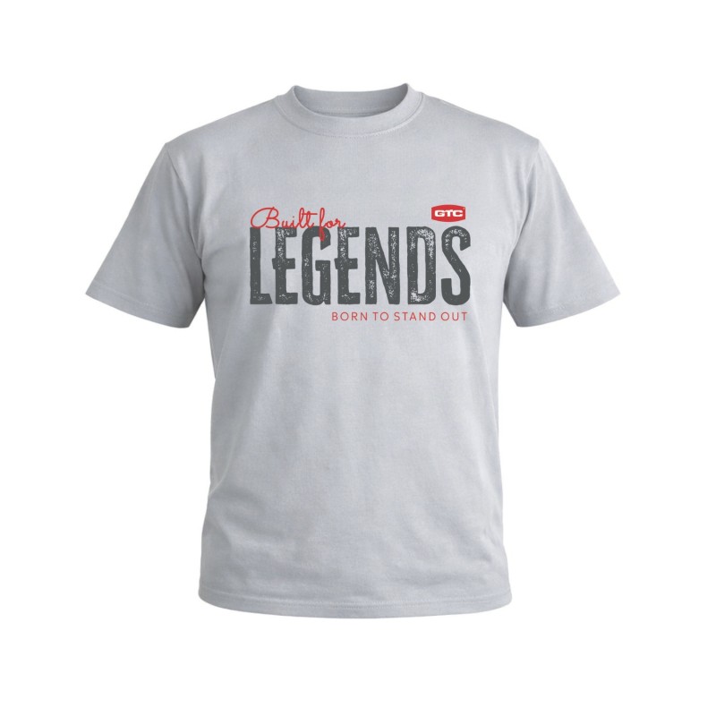 GTC Μπλουζάκι κοντομάνικο Legend γκρι M