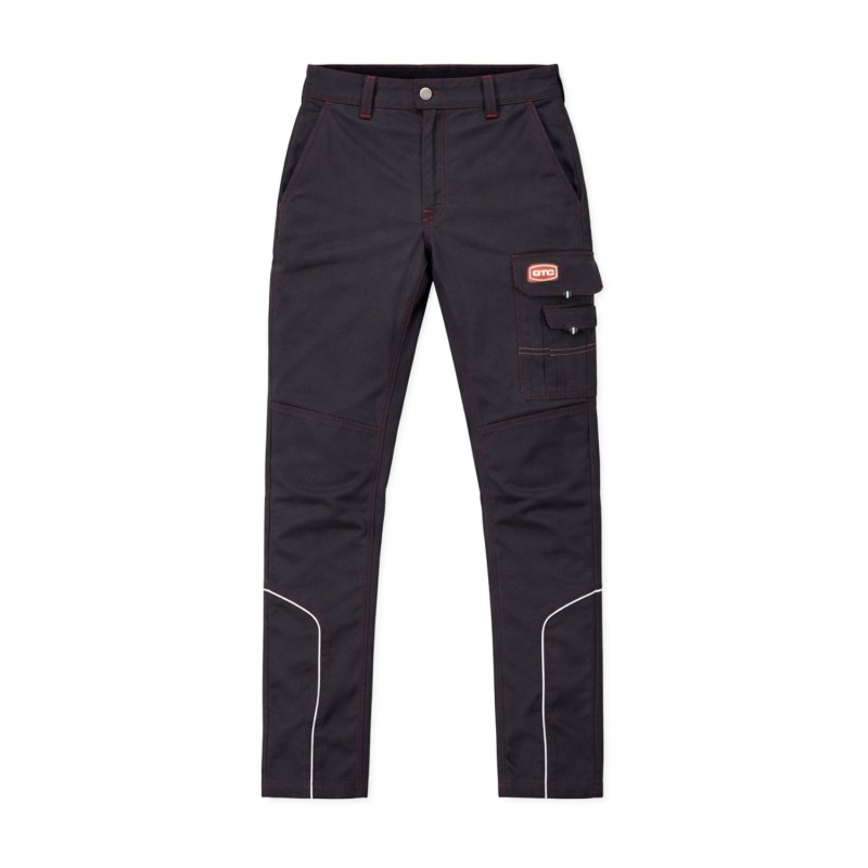 GTC Παντελόνι Εργασίας Hermes Stretch με ελαστίνη Μαύρο No.5XL