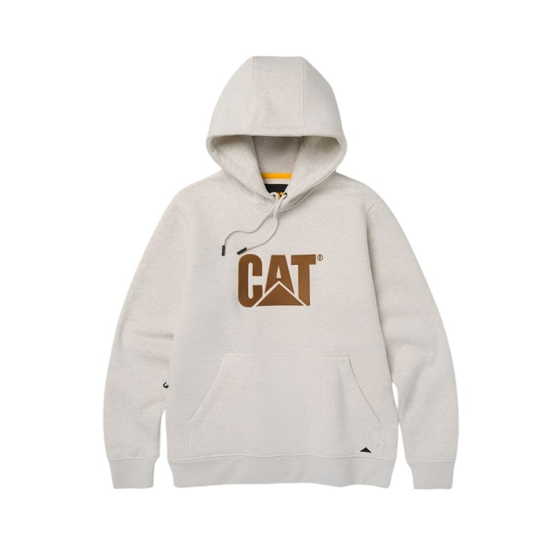 CAT Μπλούζα φούτερ με κουκούλα trademark κρεμ/μπεζ 2XL 1050048