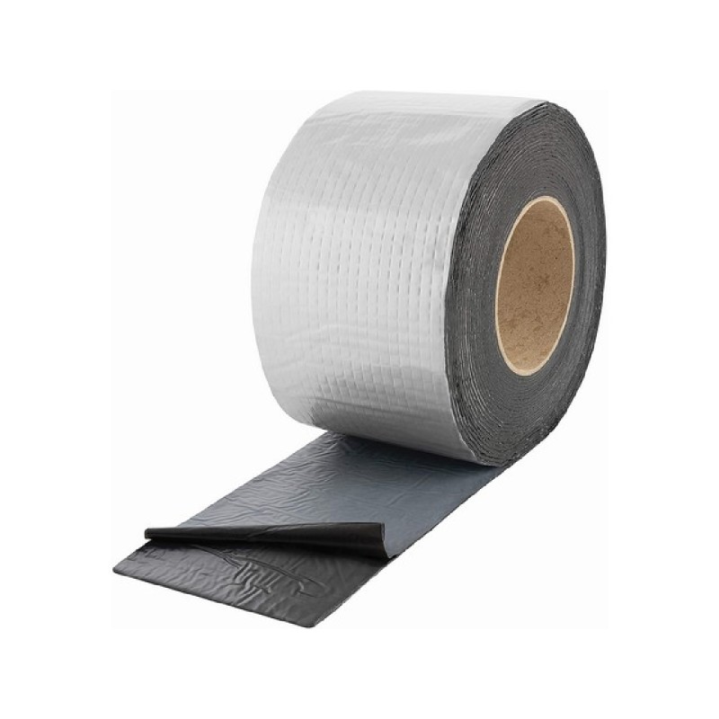 Ταινίες ασφαλτικές ασημί 20cm*10m αυτοκόλλητη με επικάλυψη αλουμινίου