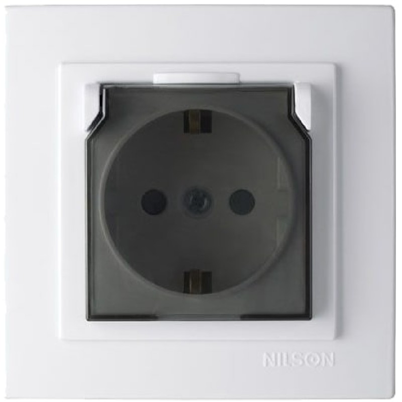GEYER Πρίζα σούκο με καπάκι nilson 24111020