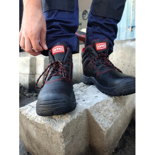 Μποτάκι χωρίς προστασία O2 αδιάβροχο μαύρο Νο.38 BWH101