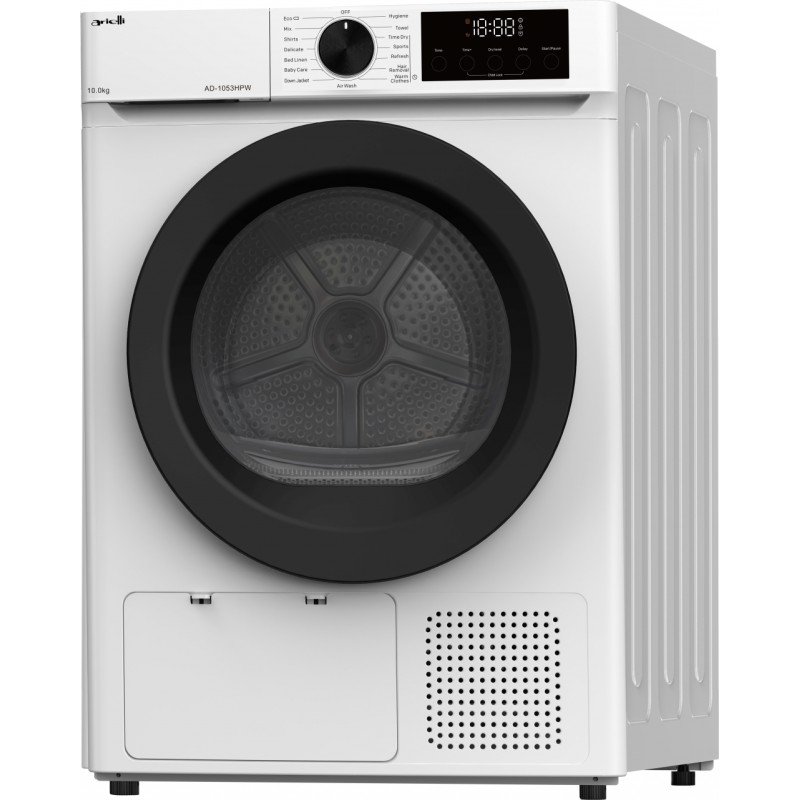 Arielli AD-1053HPW Στεγνωτήριο Ρούχων 10kg, με Συμπυκνωτή, Α++, Λευκό