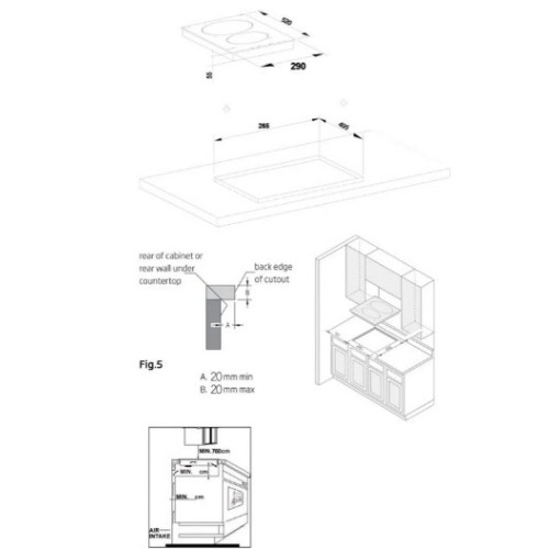 Crown VCPK32.C Domino Κεραμική Εστία Αυτόνομη