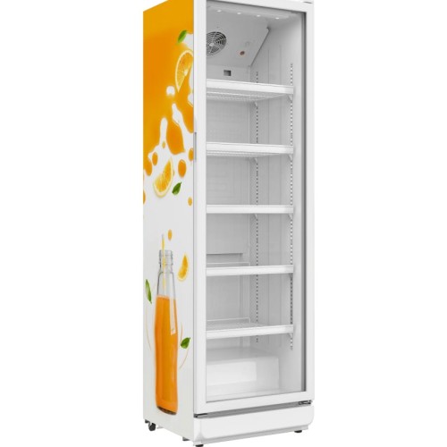 Crown SC350WH Επαγγελματικό Ψυγείο Βιτρίνας 350lt, C (Υ194,5xΠ59,5xΒ57εκ) Λευκό