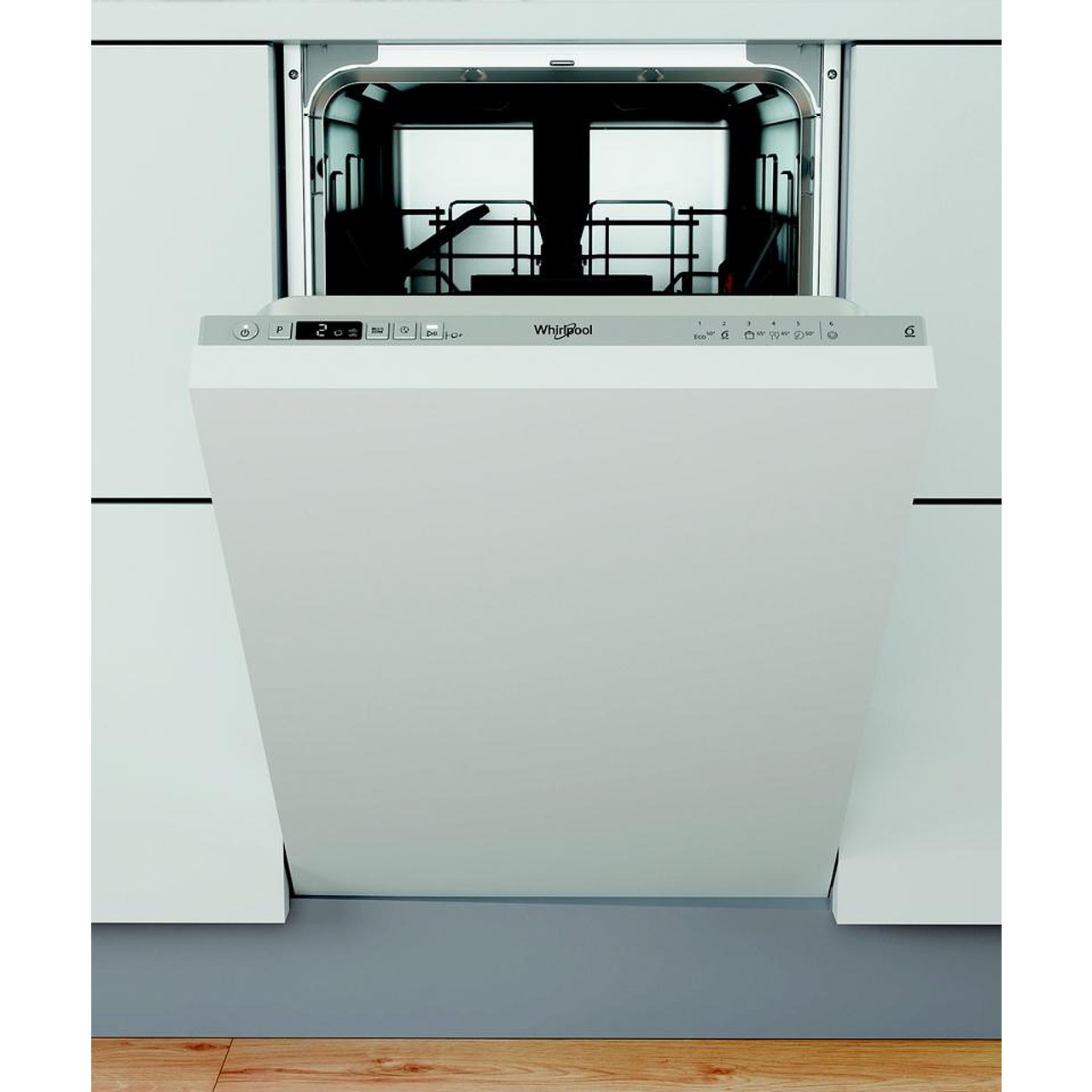 Whirlpool WSIC 3M27 Πλήρως Εντοιχιζόμενο Πλυντήριο Πιάτων για 10 Σερβίτσια, Π45xY82εκ, E