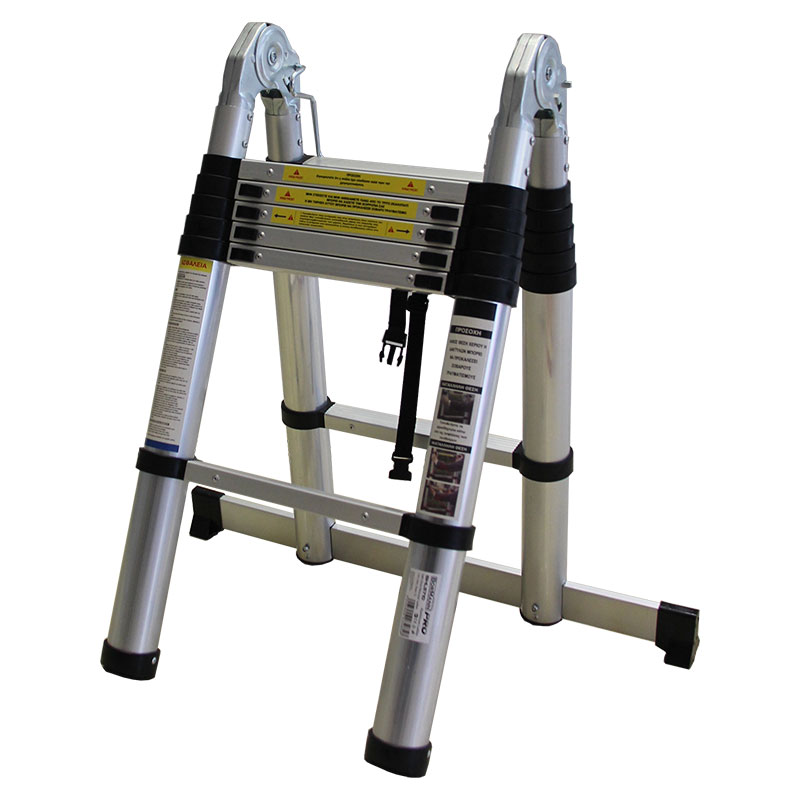 BORMANN Pro BHL5710 Σκάλα Τηλεσκοπική Αλουμινίου 12 Σκαλιά 034858