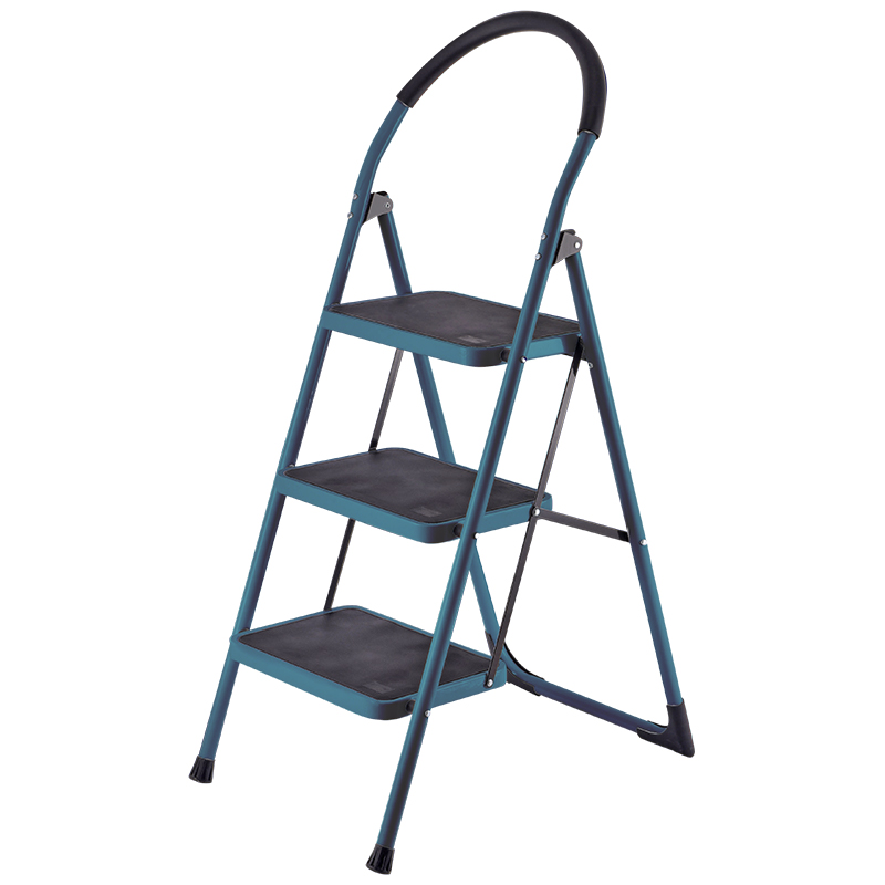 BORMANN Pro BHL6013 Σκαλοκάθισμα Μεταλλικό Heavy Duty,3 Σκαλιά,Αντιολισθητικά με Αφρώδη Λαβή 077398