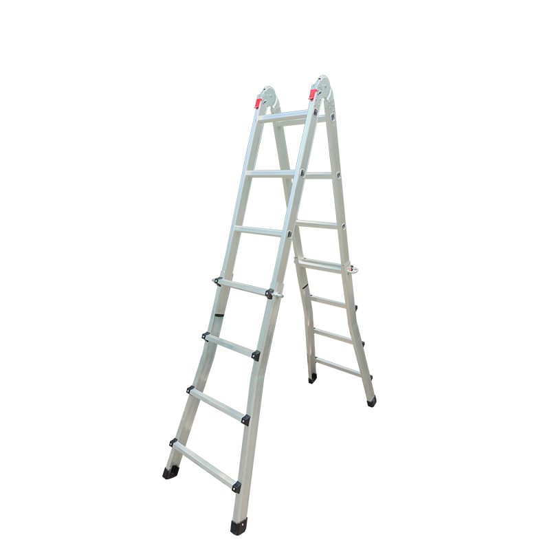 BORMANN Pro BHL9080 Σκάλα Αλουμινίου Διπλή 4X4, Πολλαπλών Χρήσεων, Τηλεσκοπική 051428