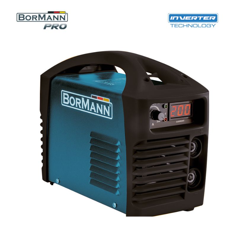 BORMANN BIW2010 Ηλεκτροκόλληση Inverter 200A,Απόδοση 200Α/60%,Ψηφ.Οθόνης,Μεγ.Ηλεκτρόδιο 4mm 060437