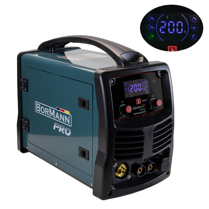 BORMANN Pro BIW4050 Ηλεκτροκόλληση Inverter Απόδοση 250Α/60%, Ψηφ.Οθόνης, Μεγ.Ηλεκτρόδιο 5mm 079323