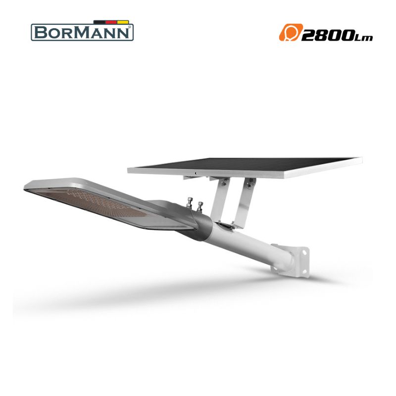 BORMANN BLF3100 Ηλιακό Φωτιστικό Δρόμου Led 100W, Αδιάβροχο Με Φωτοβολταϊκό Πάνελ 5V/30W 052470