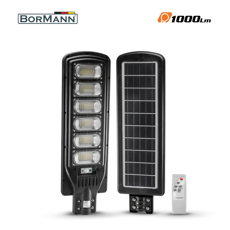 BORMANN BLF3600 Ηλιακό Φωτιστικό Δρόμου Led 300W, Αδιάβροχο Με Φωτοβολταϊκό Πάνελ Ενσωματωμένο 4,5V 052494