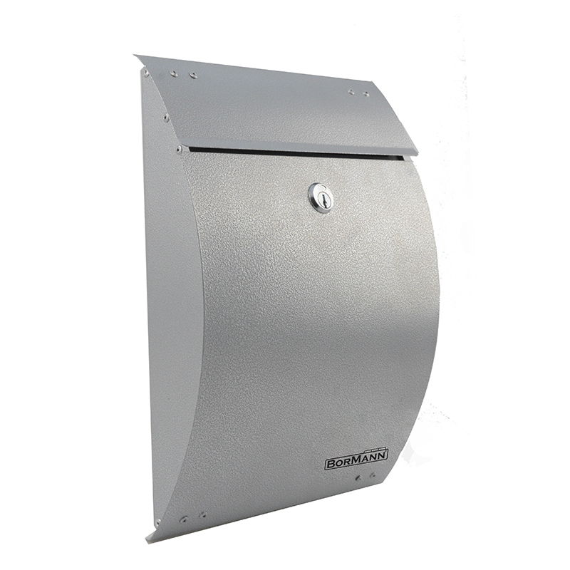 BORMANN BMB1000 Γραμματοκιβώτιο Μ22xΠ7xΥ30cm,Ασημί 022695