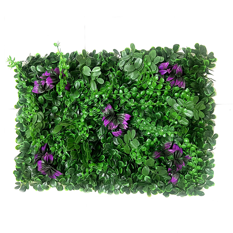 BORMANN BPN1214 Συνθετικό Πάνελ Φυλλωσιάς με Μωβ Άνθη 60x40cm 071846