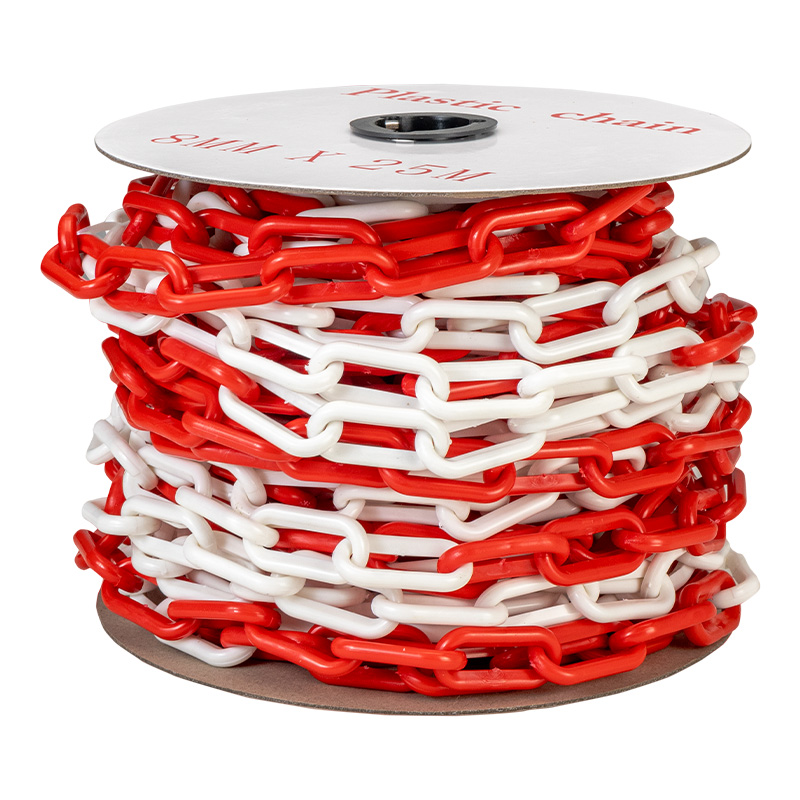 BORMANN Pro BPP2498 Αλυσίδα Σήμανσης Πλαστική Μήκος 25m , Κόκκινη και Λευκή , 8mm 071396