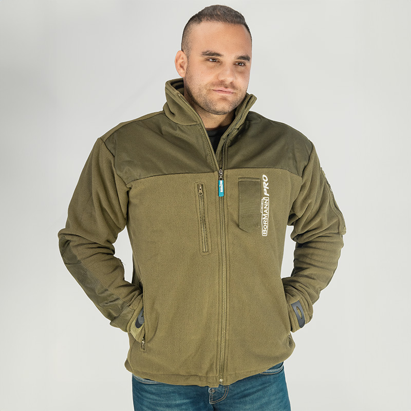 BORMANN Pro BPP7072 Μπουφάν Fleece Εργασίας Bologna 420gr XL ,Χακί 056690