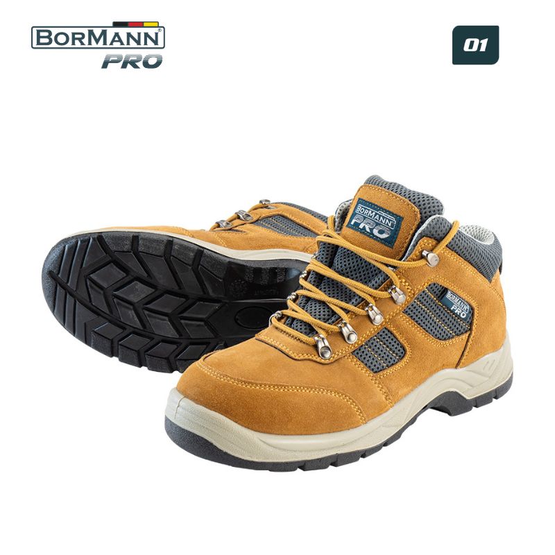 BORMANN Pro BPP8144 Μποτάκι Εργασίας O1, Δέρμα Suede, Austin No.44 046288